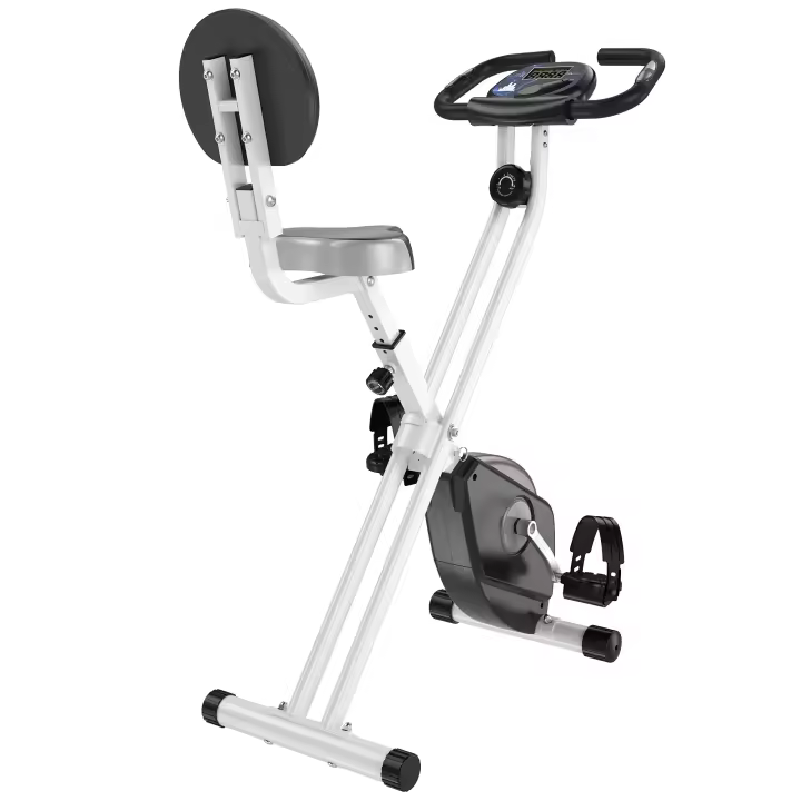 HOMCOM Bicicleta Estática F-Bike Bicicleta Entrenadora con Resistencia Magnética Regulable en 8 Niveles, Altura Regulable Acero 43 x 97 x 109 cm - 1