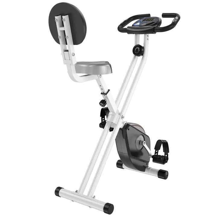 HOMCOM Bicicleta Estática F-Bike Bicicleta Entrenadora con Resistencia Magnética Regulable en 8 Niveles, Altura Regulable Acero 43 x 97 x 109 cm - 1
