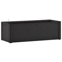 vidaXL Arriate con sistema de riego automático 100x43x33 cm Color Blanco,  Antracita,  Gris y mas - details 0