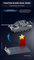 Tanque De Batalla Principal Arma ZTZ-99AS Sluban M38-B1234 Modelo De Bloques Pequeños Para Niños Y Adultos Colección Regalo - details 5