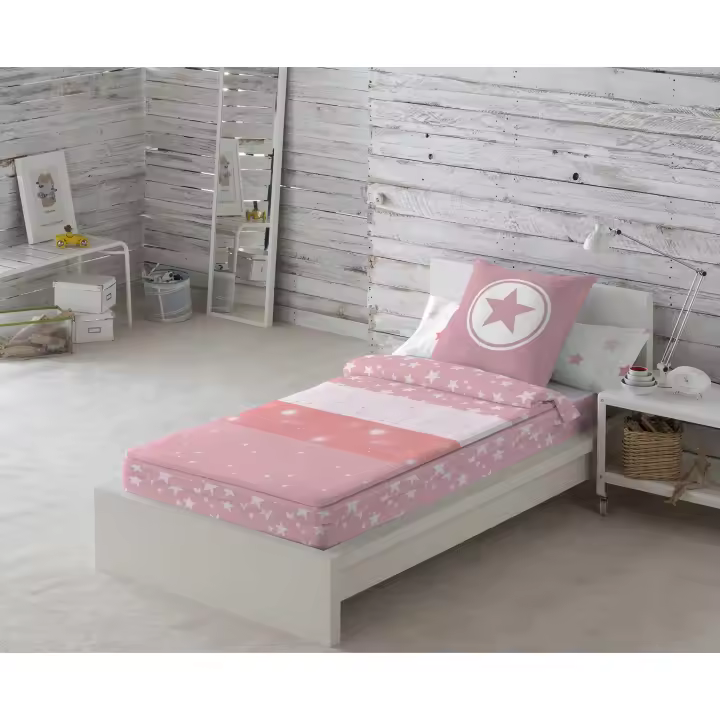 SACO NORDICO INFANTIL 100% ALGODÓN CON RELLENO INDIGO A PINK COOL KIDS FABRICADO EN ESPAÑA - 1