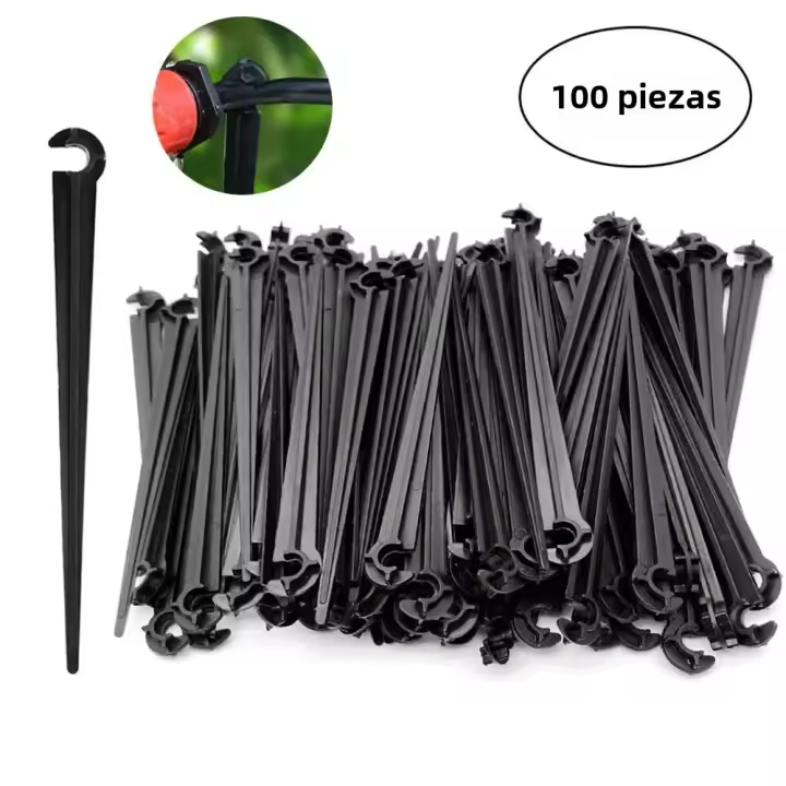 Juego De Riega Jardín DIY 4/7mm PVC Con Drippers Ajustables Y Herramienta De Perforación Para Riego Por Aspersión Y Micro-irrigación - 1