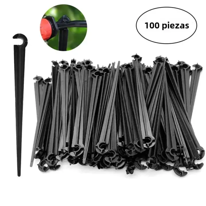 Juego De Riega Jardín DIY 4/7mm PVC Con Drippers Ajustables Y Herramienta De Perforación Para Riego Por Aspersión Y Micro-irrigación - 1