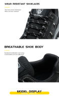 Zapatos De Seguridad Para Hombre Con Punta De Acero Mocasines De Trabajo Ligeros Y Transpirables Antideslizantes Para Adultos - details 12