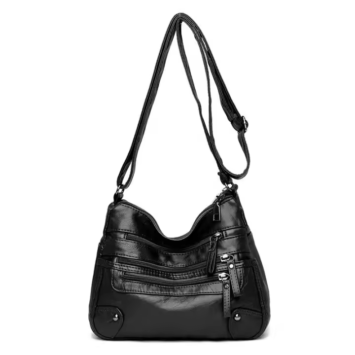 Nueva Bolso De Mano De Lujo Para Mujer 2023 Con Muchos Bolsillos Gran Capacidad Bolso Cruzado De Cuero PU Diseñador Bolsos - 1