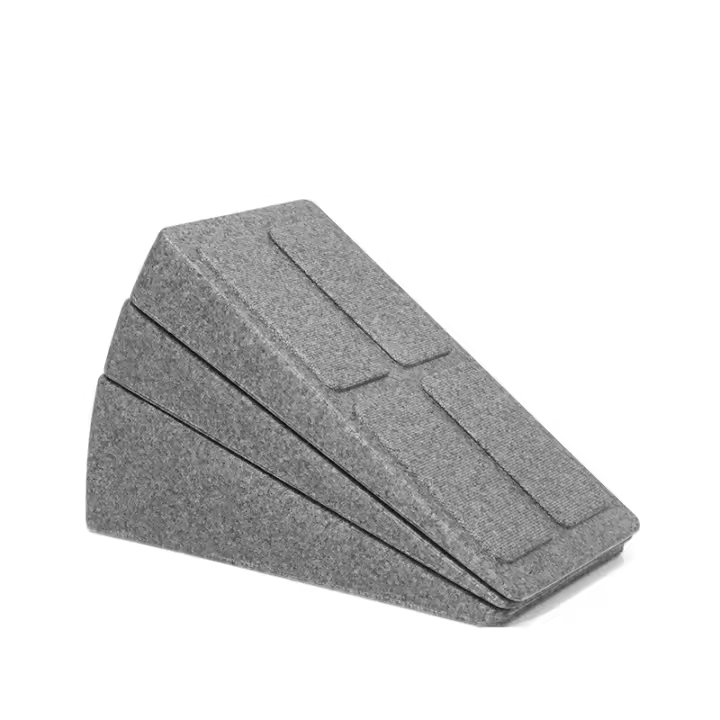 3Pcs/set Bloques De Yoga No Slip Para Ejercicio En La Gimnasio Bloque De Sentadilla Rectangular Ajustable Para Estiramiento De Pies Y Callos - 1