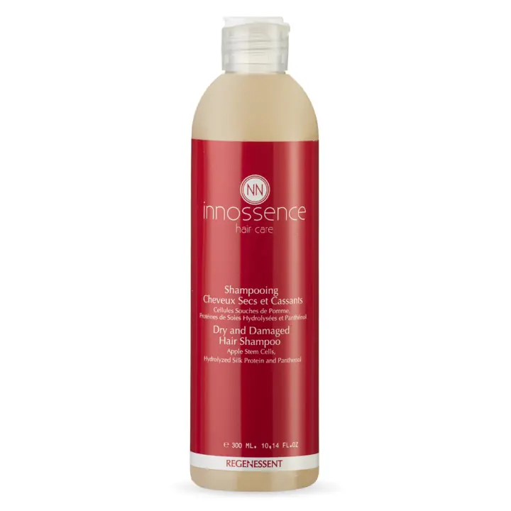 Innossence Champú Cabello Seco y Dañados - Células Madre de Manzana, Proteinas de Seda Hidroalizada y Pantenol - 300 ml - 1