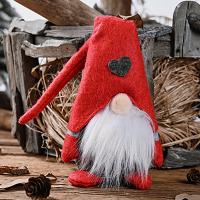 1PC Gnomes De Navidad De Peluche Decoraciones Diseño De Corazón Hecho a Mano Tomte Nisse Muñecos Sin Cara Para Regalos De San Valentín Y Agradecimientos - details 6