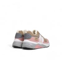 HLuna Zapatillas de colorines Sneakers mujer n-01 combinados de rosa marrón blanco beige y gris - details 5