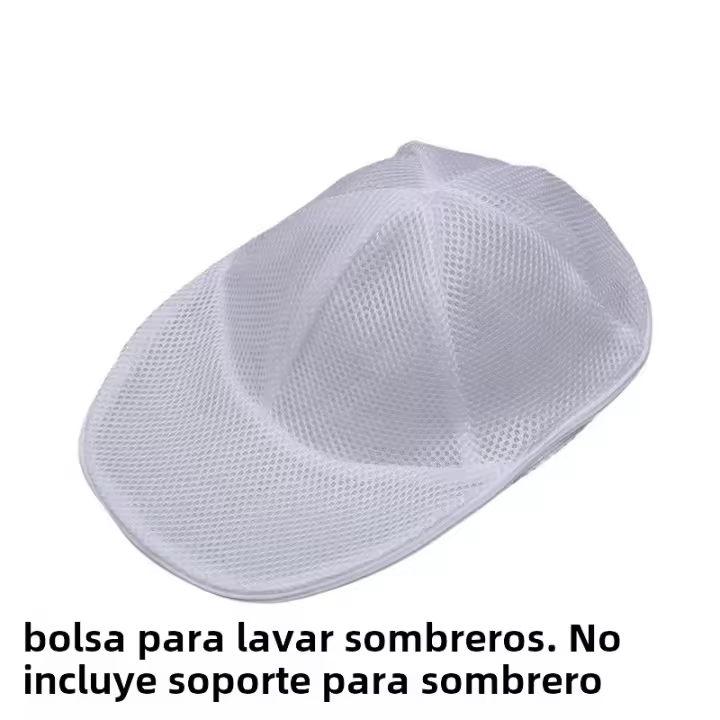 Bolsa De Lavar La Máquina Protector De Gorras Y Ropa Pequeña Organizador De Malla Anti-Deformación Bolsa De Lavandería Con Cierre - 1