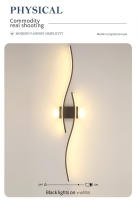 Lámpara De Pared Moderna Y Sencilla Para Cocina Y Sala De Estar Con Luz LED Decoración De Hogar Adecuada Para TV Y Dormitorio Iluminación Diaria - details 12