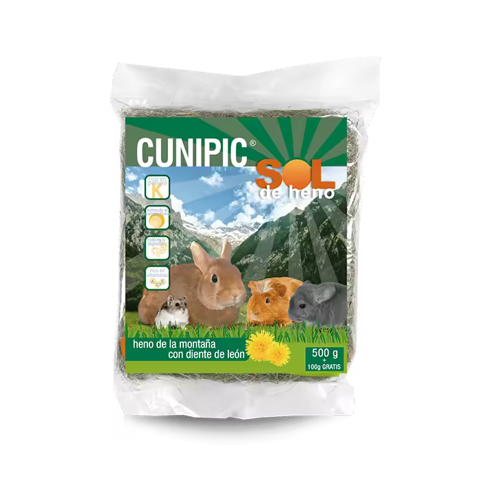Cunipic Sol de heno con diente de león 500 gr - 1