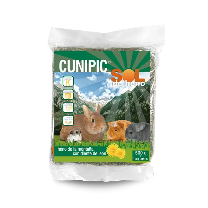 Cunipic Sol de heno con diente de león 500 gr - 1