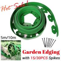 Kit De Aro De Jardín Flexible 5m/10m Con 15/30 Clavos Instalación Sencilla Sin Excavación Para Línea De Jardín Valla De Jardín - details 11