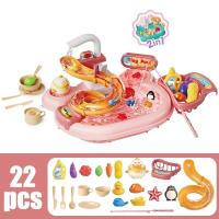 Juguetes De Cocina Interactivos Para Niños 2 En 1 Basin De Juego De Cocina Y Puzzle Montessori Regalo Educativo Para Niños Aprendizaje Por Juego - details 3
