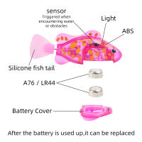 Juguete De Baño Eléctrico Luminoso Para Niños Pez Simulación De Pulpo Juguetes Para Agua Juguetes Interactivos Para Bebés - details 7