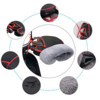Cubierta Para Piernas De Bicicleta Eléctrica Impermeable Y a Prueba De Viento Guantes De Frío Para Scooter Y General - details 21