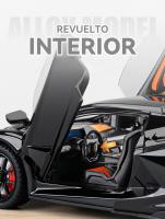 Lamborghini Revuelto Supercar De 1:24 En Escala Colección De Juguetes Metálicos Con Sonido Y Luz Vehículo Diecast Para Niños - details 8