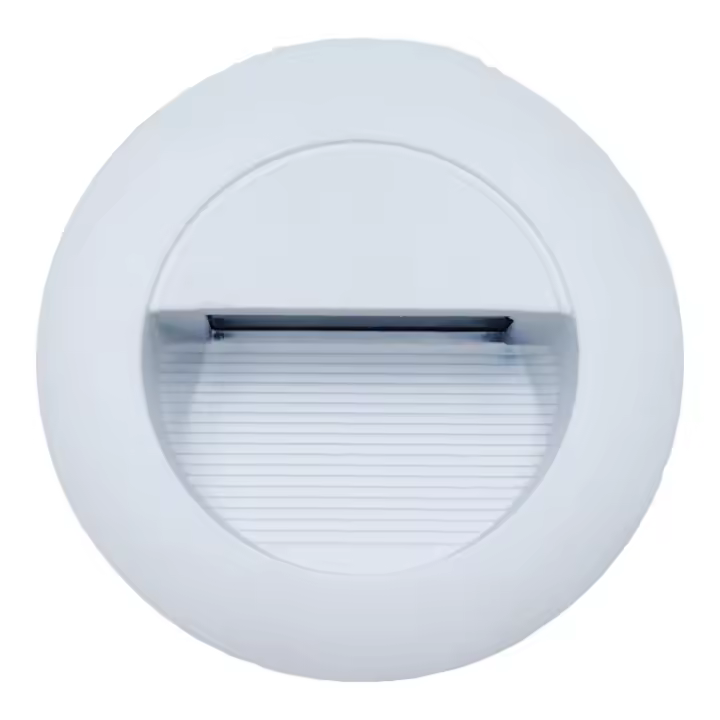 Baliza Exterior 3W Empotrable Blanco Redondo CCT 3 TONOS DE LUZ  / CCT-WL85R-WH - 1