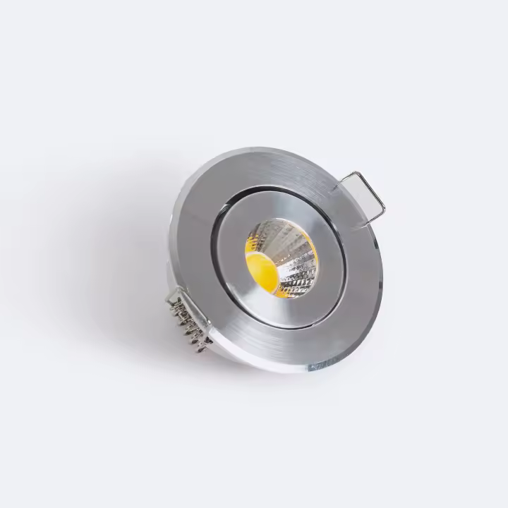 Ledkia Foco Downlight LED 1W Circular COB CRI90 Corte Ø 45 mm Silver 4000K Blanco Neutro - 1