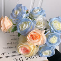 5/10Pcs Bouquet De Flores Artificiales Rosa Para Decoración De Hogar Y Habitaciones Decoración De Boda Regalo De Día De San Valentín Adorno De Vaso Falso - details 13