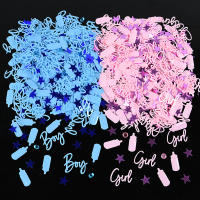 Confeti Azul Y Rosa Para Baño De La Madre Decoraciones DIY Para Fiesta De Cumpleaños De Bebé Niño Y Niña Descubrimiento Del Género Paquete De 15g - details 8