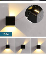 Lámpara De Pared Moderna TRAZOS IP65 Impermeable Para Exterior Y Dormitorio Iluminación Circular Y Cuadrada Decorativa Con Luz LED Para Jardín Porche Cocina Comedor Estudio Baño - details 5