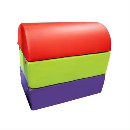 PLINTON DESMONTABLE CURVO DE ESPUMA -TRES PIEZAS- 100X60X90CM SOFTEE EQUIPMENT - 1