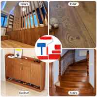 6Pcs Herramienta De Rodillo De Textura De Madera Para Pintura DIY Máquina De Pintar Paredes Goma Herramienta De Arte De Textura Para Pintura De Muebles Y Puertas - details 4
