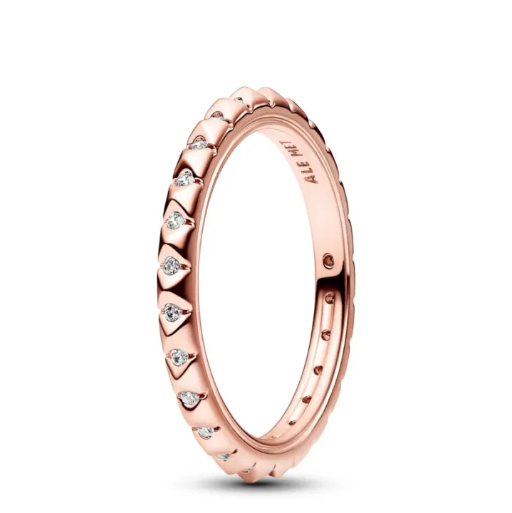 Pandora Anillo en recubrimiento en oro rosa Pirámides 182800C01 , para Mujer - 1