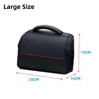 Bolso De Hombro Para Cámara Digital DSLR RF10 Resistente Al Agua Funda Para Fotografía Compatible Con Canon Nikon Sony Con Bolsillo Para Lentes - details 6