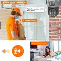 Cámara Solar 4G LTE de Tarjeta SIM O Cámara WiFi Exterior 2.4GHz Inalámbrica, Cámara de videovigilancia PTZ de doble lente 4K y 6MP para exteriores, Cámara de Seguridad Exterior Batería Recargable, Energía Solar Audio Bidireccional, Detección de Movimient - details 9