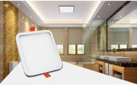 Luz De Techo Panel LED Ultrafina Ajustable 50mm-210mm Iluminación Interior AC85-265V Luz De Pared Material De Aluminio - details 7