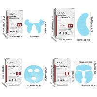 Mascarilla Facial De Colágeno Soluble Parches Para Rostro Anti-Edad Eliminador De Arrugas Parches Para Arrugas Del Rostro Y Líneas De Sonrisa - details 0
