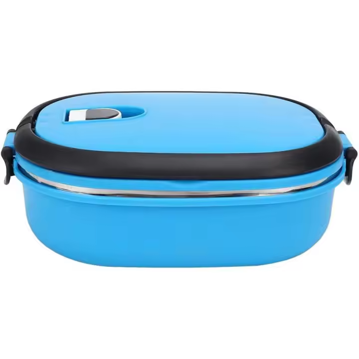 Fiambrera Térmica Portátil de Acero Inoxidable 900ml - Contenedor de Comida para Picnic Al Aire Libre - 1