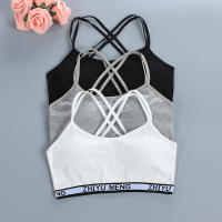 3PCS Deportiva Para Niñas Prenda Interior De Algodón Transpirable Con Tirantes Cruzados Estilo Diario Adecuado Para Entrenamiento Y Fitness - details 6