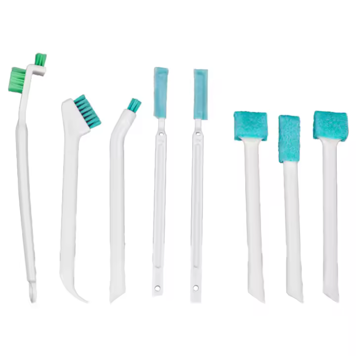 Set De 8 Brochas Pequeñas Para Limpieza De Ranuras Willstar Nylon Eco-amigable Para Limpiar Esquinas De Inodoro Ventanas Puertas Y Ganchos - 1