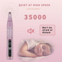 Taladro Eléctrico De Manicura Recargable USB 35000 Rpm Polidor De Uñas Portátil Herramienta De Pulido De Uñas En Color Plateado/Morado/Negro/Rosa - details 4