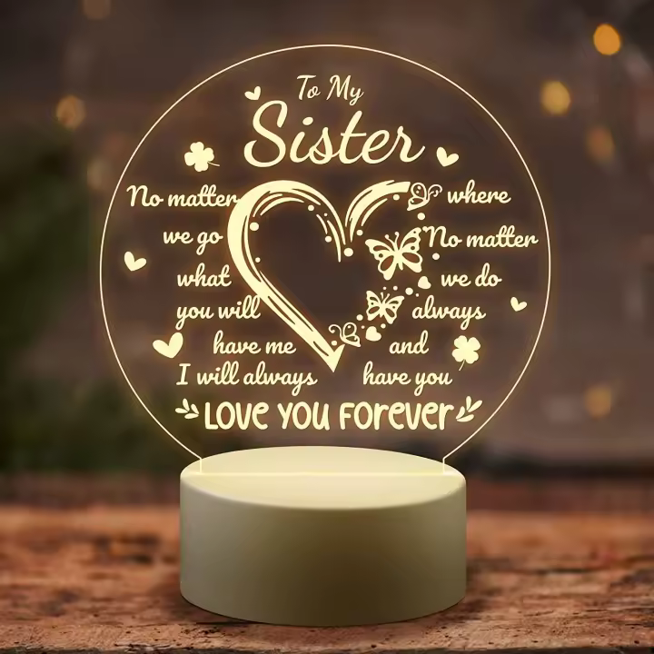 Lámpara Nocturna Para Hermana Regalo Pensativo Para Cumpleaños Y Graduaciones Forma De Fruta Decoración De Interiores - 1