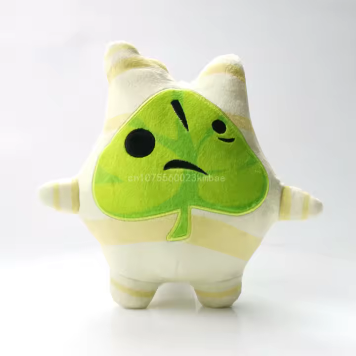 Muñeco De Peluche Korok Zelda Lloros De La Tierra 18cm Juguete Suave Para Niños Decoración De Habitación Verde Regalo De Cumpleaños - 1