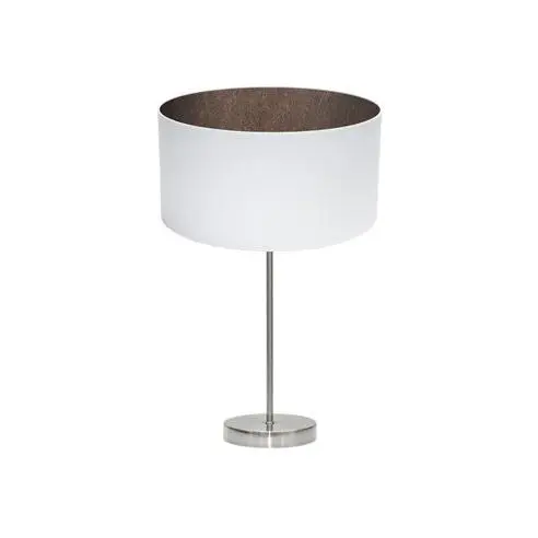 FABRILAMP Lámpara de Mesa Sobremesa Tatiana 1xe27 Niquel/blanco-oxido 63x30x30 Cm - Elegante Diseño - 1