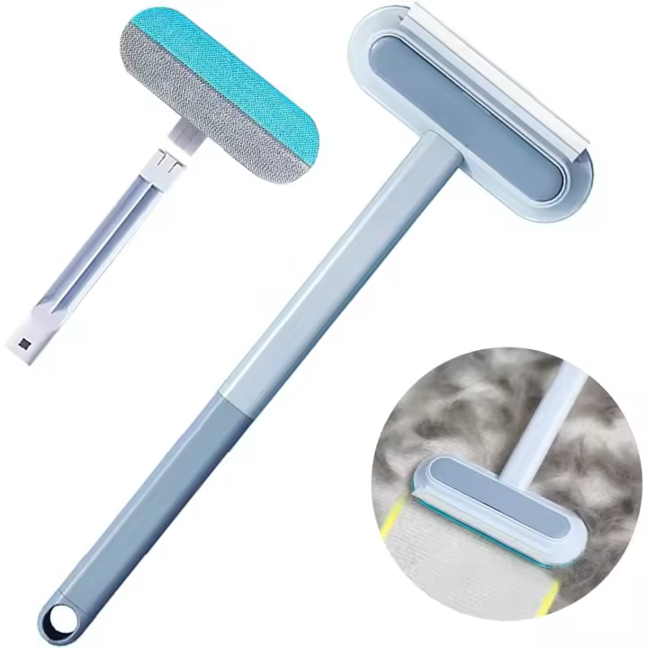 Cepillo de limpieza de pantalla de ventana 4X1 PACK, cepillo limpiador de ventanas con escobilla de goma mini, limpiador de pantalla de malla de ventana, 4 en 1 cepillos multifuncionales, herramienta de limpieza profesional para el hogar - 1