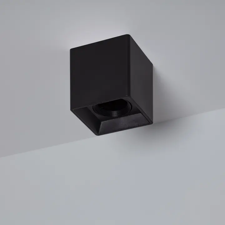 Ledkia Aplique de Techo Cuadrado Space Minimalista Decorativo - 1