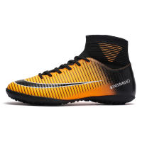 Zapatos De Fútbol Profesionales Para Hombres Antideslizantes En Campo De Grama Zapatillas De Fútbol Con Punta De Hierba TF Entrenamiento De Torsión De PTPP Material Superior PVC Suela De Goma - details 13