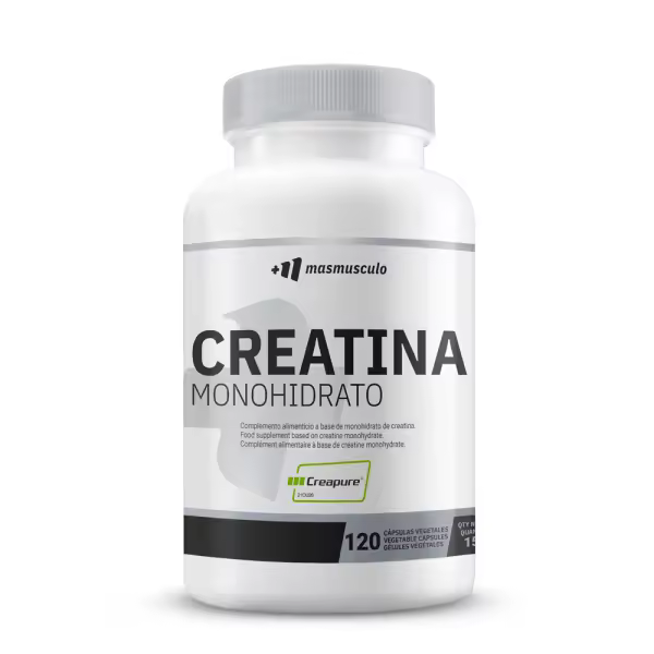 Creatina (Creapure®) 3g - 120 Cápsulas Vegetales de MM Supplements - 1