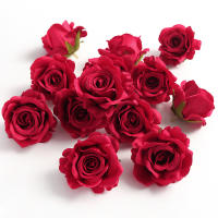 5/10pcs Cabezas De Rosa Silken Artificial Para Scrapbooking Decoración De Casas Bodas Navidad Arco De Navidad Decoración De Pasteles - details 13