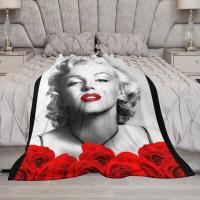 Marilyn Monroe - Amor - Cobija De Lujo D82 Para Sofá Decorativo Impermeable Antipelusa Retardador De Llama Para Todas Las Estaciones - details 7