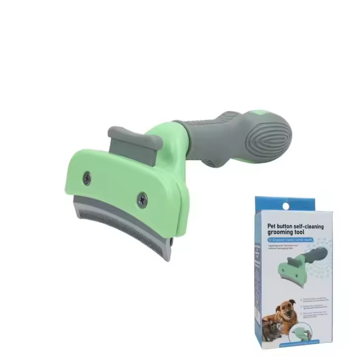 Furmins Peine Para Perros Y Gatos Desmontable Afilado De Acero Inoxidable Herramienta De Recogida De Pelos Para Cachorros Y Caniches - 1