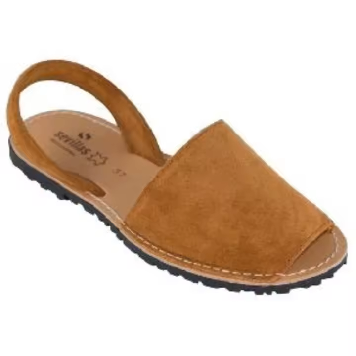 NAKLOE - Menorquinas mujer - Menorquinas piel - Serraje - Sandalias verano - Tallas 35 - 41 - Hechas en España - 1