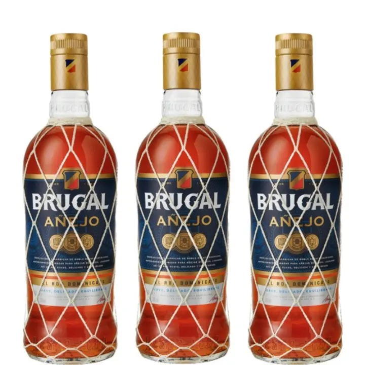 Brugal Añejo x3 botellas -  Ron Añejo - 1